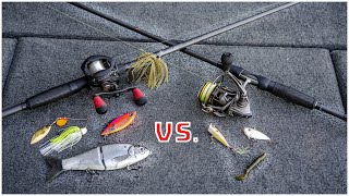 Baitcaster vs Spinning Reel Fishing LURE Selections CRUCIAL To Understand [upl. by Berrie]