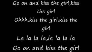 Ashley TisdaleKiss the girl wlyrics [upl. by Adlay]