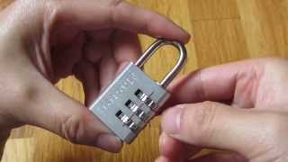 Master Lock  How to Set and Reset Combination Instructions HD 1080p [upl. by Dugas]