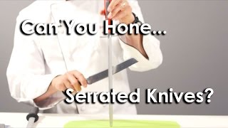 Quick Tip 4  How to Hone a Serrated Knife [upl. by Tessil108]