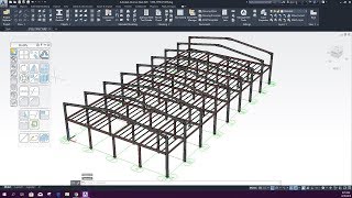 ADVANCE STEEL  MODELING STEEL STRUCTURE  Part1 [upl. by Judah890]