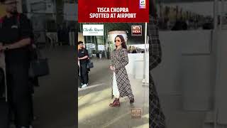 Tisca chopra Spotted at Airport [upl. by Korwin]