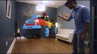 Microsoft HoloLens HoloStudio [upl. by Ahsital]