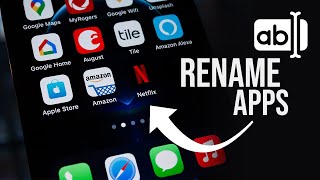 How to Rename Apps on iPhone tutorial [upl. by Amaras34]