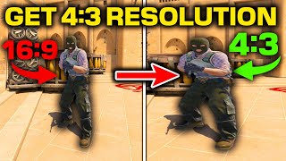 How To Play CS2 in 43 STRETCHED Resolution 2025 [upl. by Natie784]