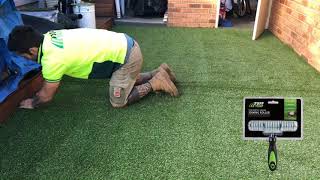 How To Install Turf On A Hard Surface [upl. by Eiresed]