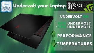 How to Undervolt Your Laptop CPU amp GPU to Reduce Heat amp Boost Gaming Performance GTX 1050 [upl. by Nirb]