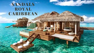 Sandals Royal Caribbean Over Water Bungalows in Montego Bay Jamaica [upl. by Cletus]