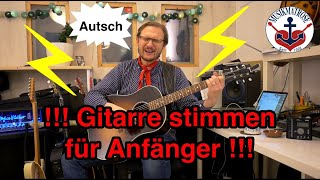 Gitarre stimmen für Anfänger [upl. by Yanetruoc134]