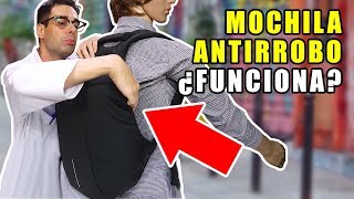 ¿FUNCIONA LA MOCHILA ANTIRROBO BOBBY ORIGINAL [upl. by Pollyanna]