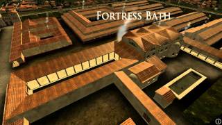 Animation of ancient Roman Fort in Caerleon Wales [upl. by Jeth852]