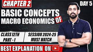 Macroeconomics  Basic concepts of Macroeconomics  Class 12  Part 1 [upl. by Melisandra]