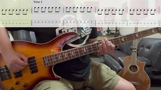 The Strokes  Reptilia Bass  Tabs [upl. by Lothario842]