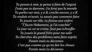 Aya Nakamura  Djadja Lyrics on Screen French lyrics [upl. by Bullock]