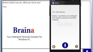 Braina Demo PC Assistant [upl. by Elledoj]