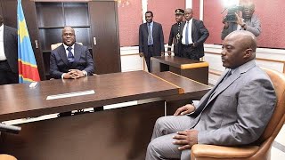 Coalition gouvernemental en RDC  Félix Tshisekedi sest entretenu avec Joseph Kabila [upl. by Rosalia]