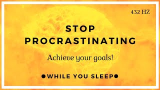 Stop Procrastination  Motivational Affirmations While You Sleep [upl. by Sybille823]