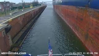 Kiel Canal Baltic Sea Lock MV Dirona Channel [upl. by Killie]