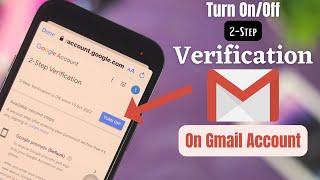 iPhone Turn Off 2 Step Verification in Gmail Account [upl. by Htebizile]