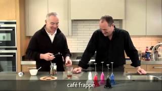 How to make a frappé coffee using an aerolatte milk frother [upl. by Krucik]