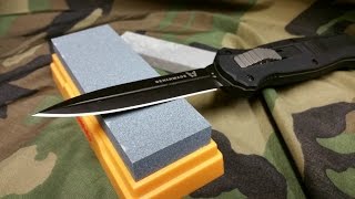 How to Sharpen a Knife Beginners Tutorial [upl. by Mattson]