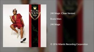 Bruno Mars  24k Magic clean [upl. by Ellynn]