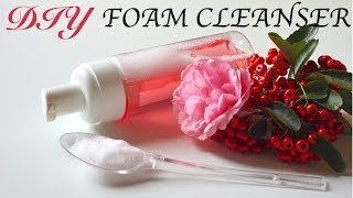 DIY Foam Facial Cleanser Homemade Face Wash [upl. by Gredel]