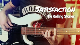 Satisfaction by Rolling Stones  Bass Lessons for Beginners [upl. by Eznyl]