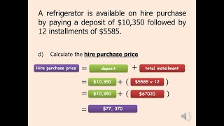 Hire Purchase Price vs Cash Price [upl. by Aryamo651]