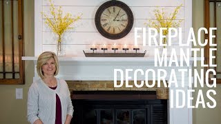 Fireplace Mantle Decorating Ideas  Jennifer Decorates [upl. by Jb]