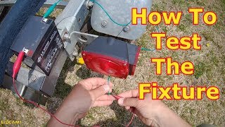 FIX YOUR TRAILER LIGHTS 9  Checking The Fixtures [upl. by Thadeus]