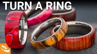 Turning a Comfort Ring Core Woodturning Project [upl. by Kehr154]