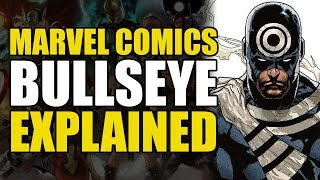 Marvel Comics Bullseye Explained [upl. by Ahsiekrats100]