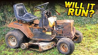 EXTREMELY RUSTY SCRAPYARD MOWER  Will it Run [upl. by Arakal]