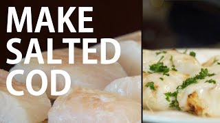 How to Salt Cod  Bacalhau Recipe [upl. by Otrebogad549]