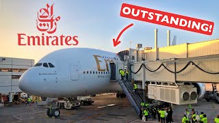 Trip Report  Emirates Airbus A380 Economy  Dubai to Houston [upl. by Sirovat]