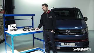 HOW TO VW Transporter 6 Grille Kit Installation from Lazer Lamps [upl. by Crescentia]