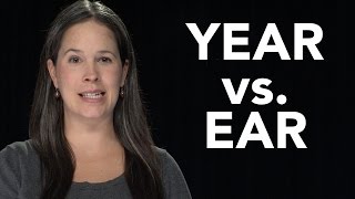 YEAR vs EAR  American English Pronunciation EAR vs HEAR [upl. by Lowell894]