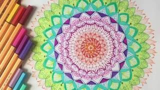 How to draw Mandalas For Beginners [upl. by Ellata]