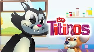 Los Titinos  Al Gato Y Al Ratón Canción Animada [upl. by Ahsatin212]