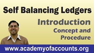 Self Balancing Ledgers in Accounting  Concept and Procedure Introduction [upl. by Gayelord]