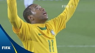 Brazil v Chile  2010 FIFA World Cup  Match Highlights [upl. by Ayrb]