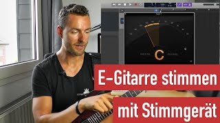 EGitarre stimmen mit Stimmgerät  Guitar Master Plan [upl. by Atinrahc383]