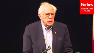 Bernie Sanders Warns Iowa City About Rise Of Oligarchy Power In The United States [upl. by Aznerol833]