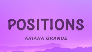 Ariana Grande  positions Lyrics [upl. by Patrice]