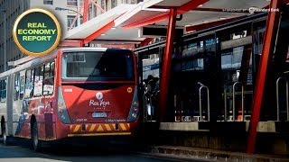 Johannesburg launches the second phase of the Rea Vaya BRT system [upl. by Irrac404]