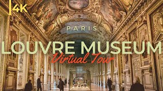 Louvre Museum 4K  Tour inside Louvre Museum Paris [upl. by Benedic]