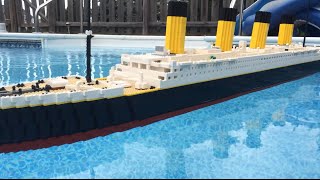 Floating LEGO Titanic Model 【7 foot model】 [upl. by Joya]