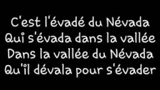 Cest levadé du névada lyrics [upl. by Keily]