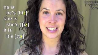 How to Pronounce Contractions American English Pronunciation [upl. by Nosirb]